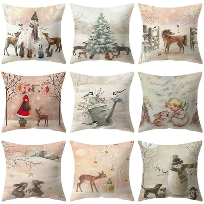 Merry Christmas Cushion Cover for a Festive Home