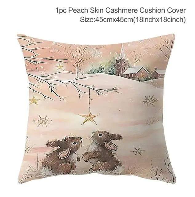 Merry Christmas Cushion Cover for a Festive Home