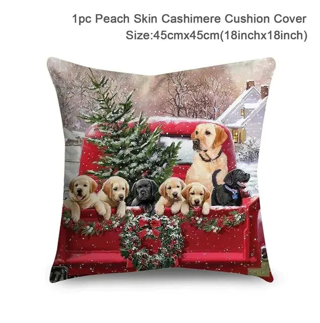 Merry Christmas Cushion Cover for a Festive Home