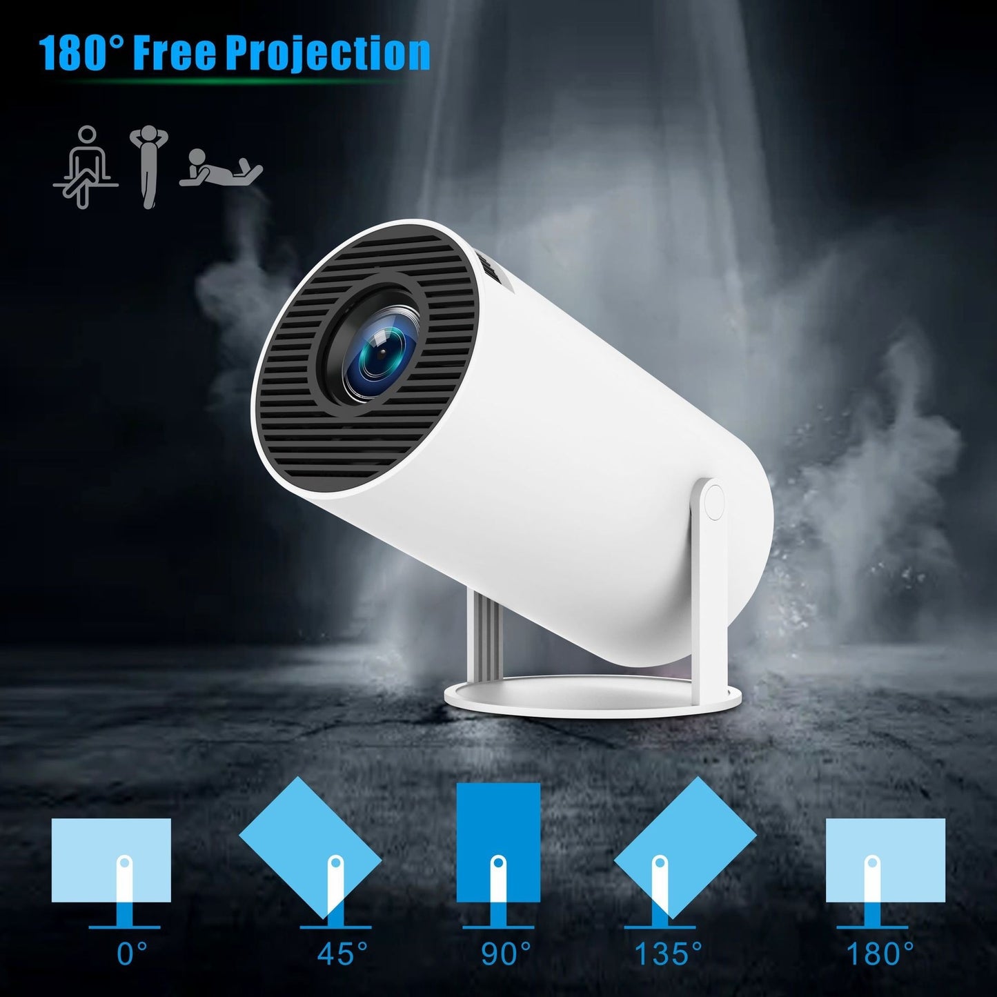 Home Theater Projector 4K Android