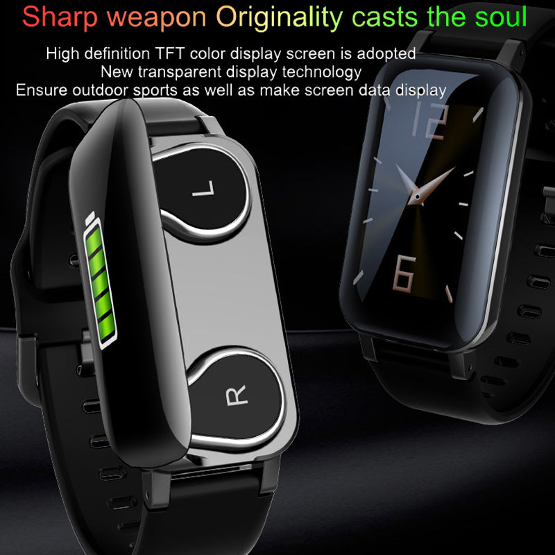 2 in 1 Smart Watch Bluetooth Earbuds