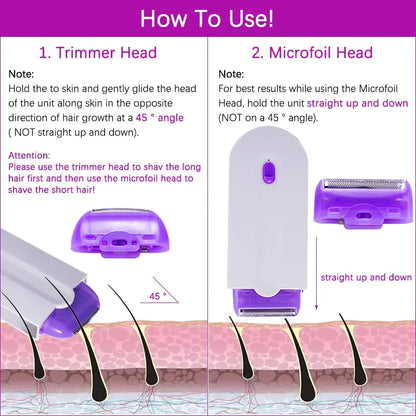 Instant and Painless Hair Removal Laser Kit