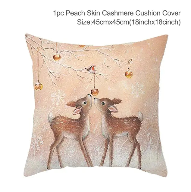 Merry Christmas Cushion Cover for a Festive Home