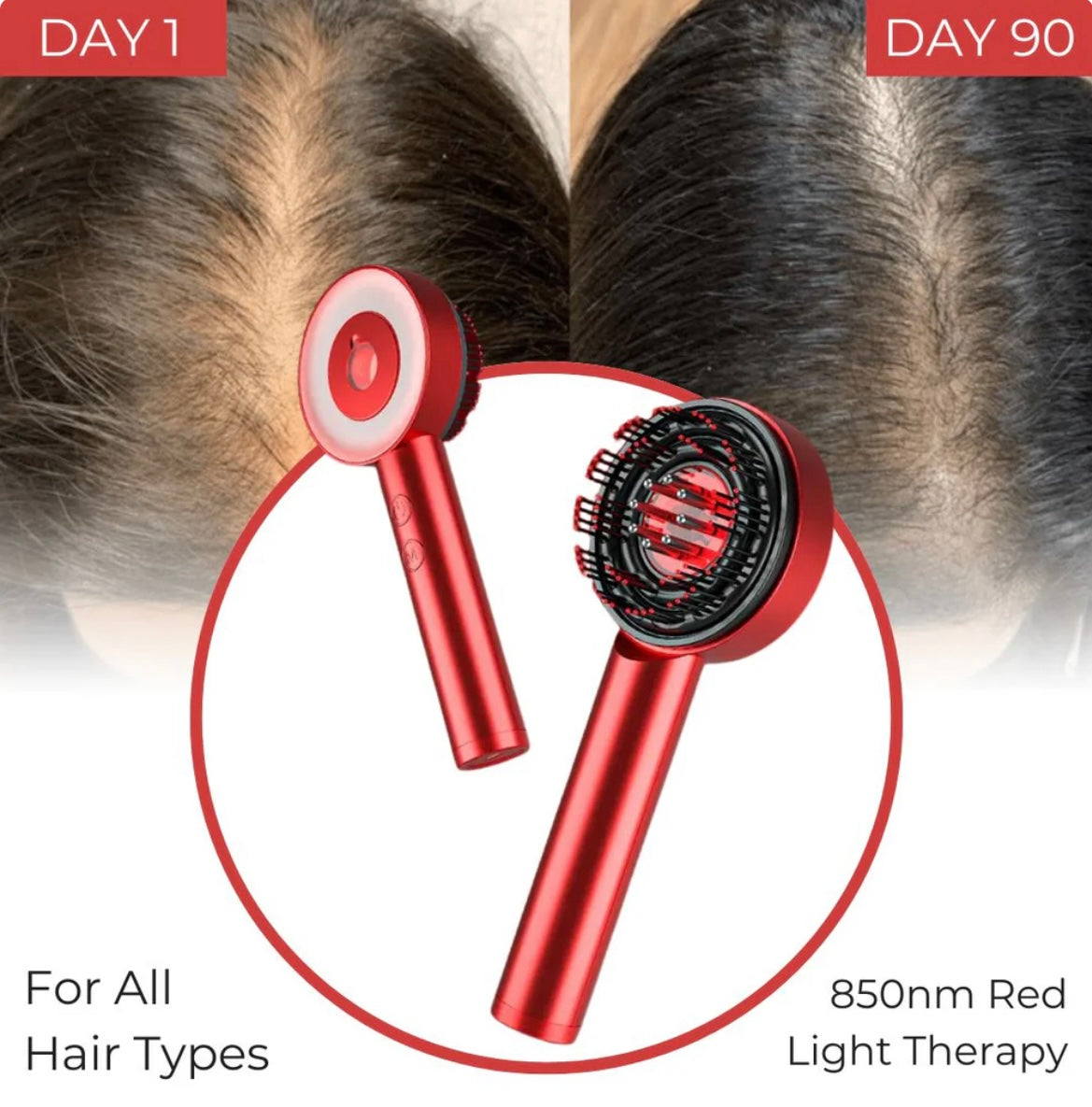 HairGlow Scalp Massager Brush