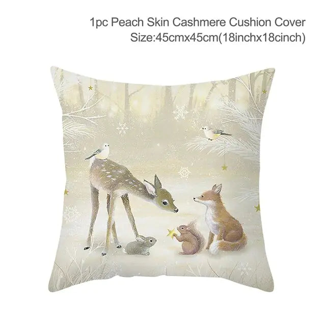 Merry Christmas Cushion Cover for a Festive Home