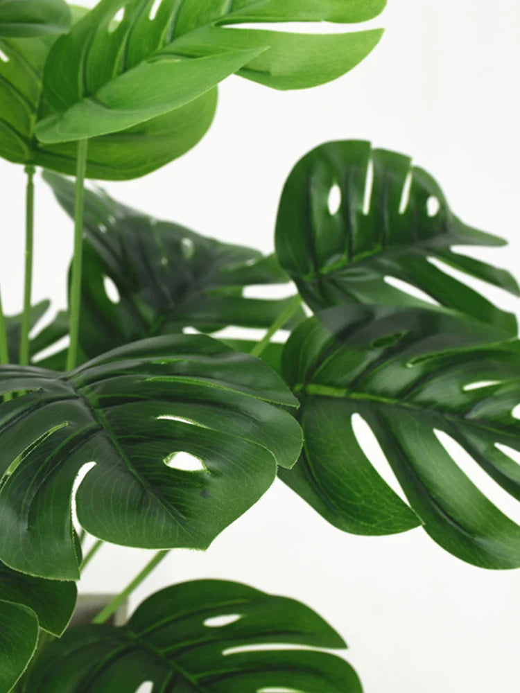 Foglie di Monstera artificiali