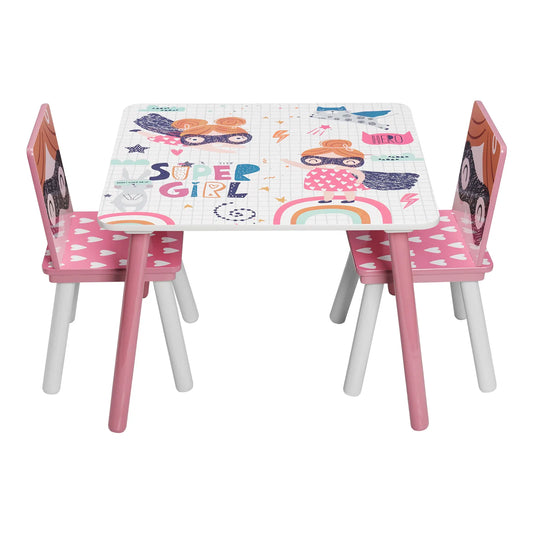 Adorable Kid's Table and Chair Set