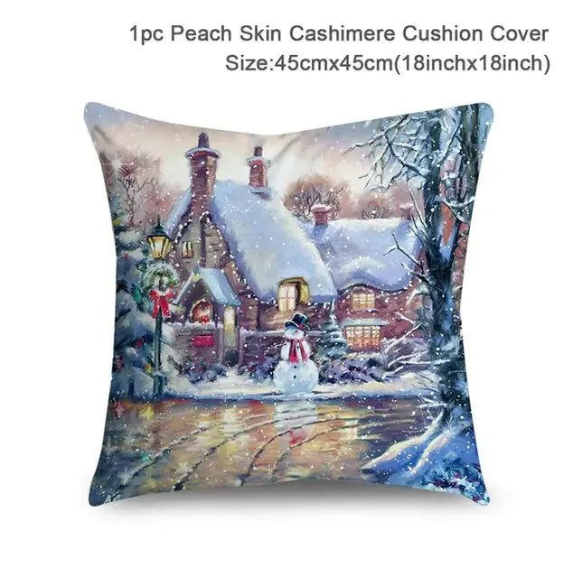 Merry Christmas Cushion Cover for a Festive Home