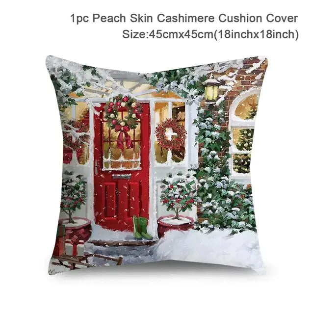 Merry Christmas Cushion Cover for a Festive Home