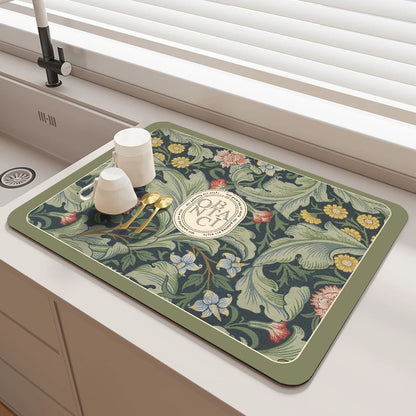 Kitchen Absorbent Mats -Heat Resistant & Non-slip Mat