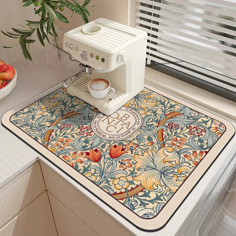 Kitchen Absorbent Mats -Heat Resistant & Non-slip Mat