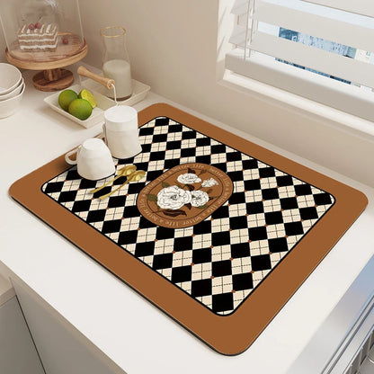 Kitchen Absorbent Mats -Heat Resistant & Non-slip Mat