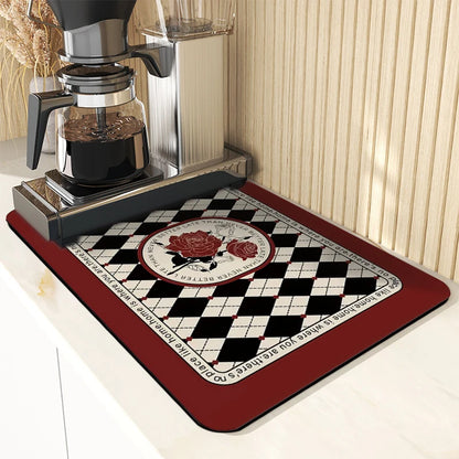 Kitchen Absorbent Mats -Heat Resistant & Non-slip Mat