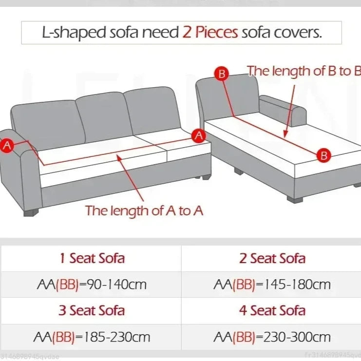 Universal Velvet Sofa Cover