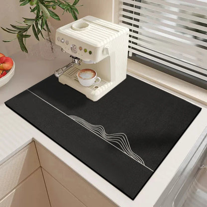 Kitchen Absorbent Mats -Heat Resistant & Non-slip Mat