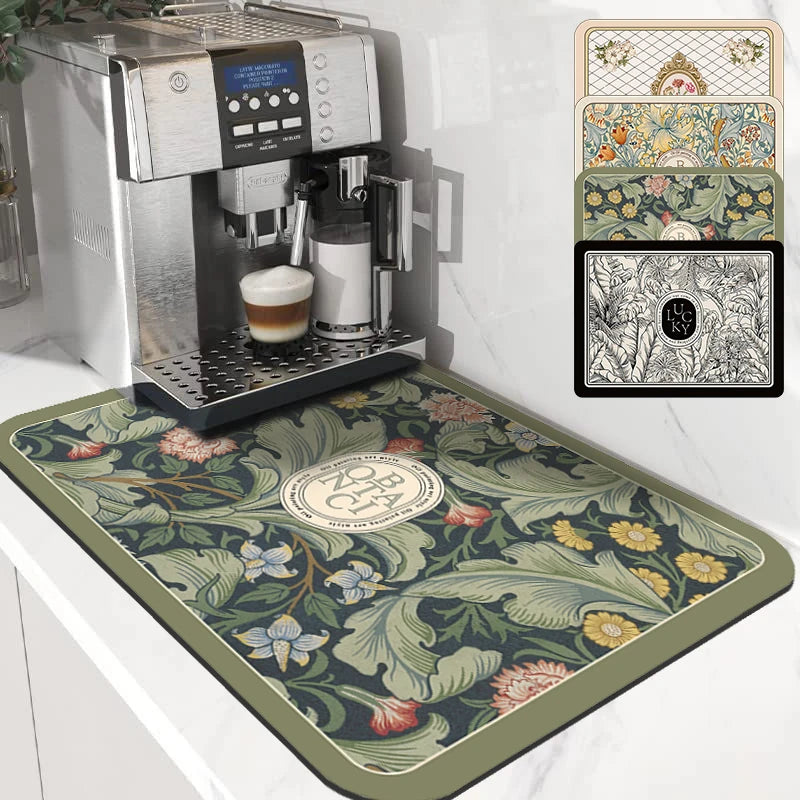 Kitchen Absorbent Mats -Heat Resistant & Non-slip Mat