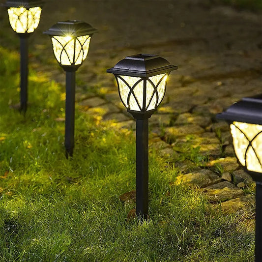 2 teile/los Led Solar Rasen Lichter