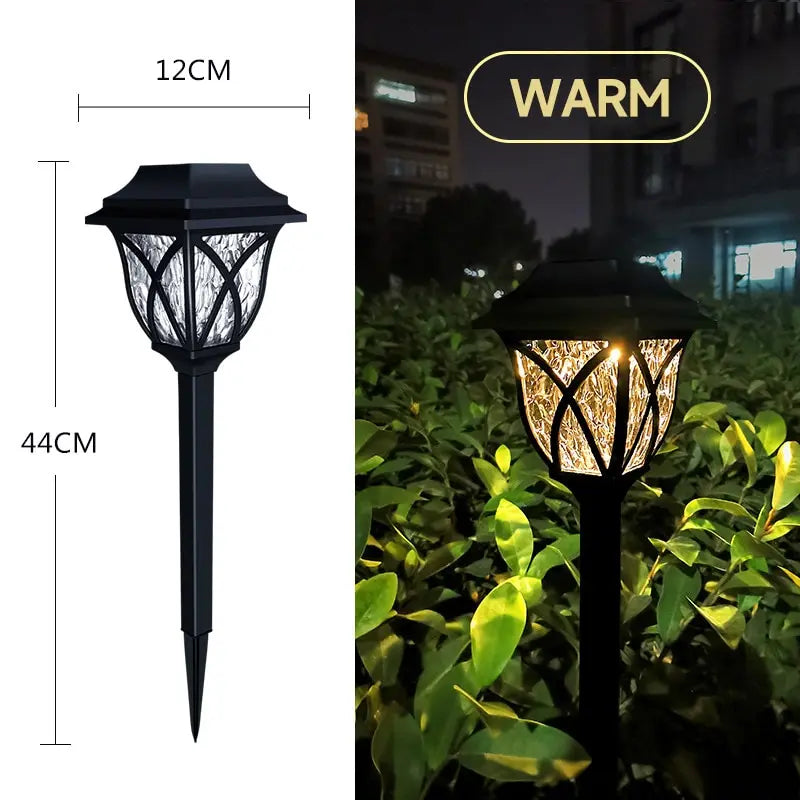 2 teile/los Led Solar Rasen Lichter