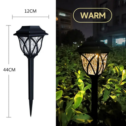 2 teile/los Led Solar Rasen Lichter