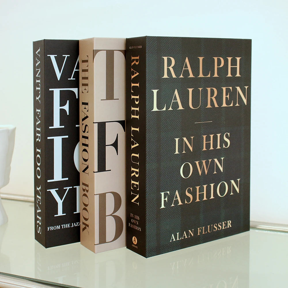 Fashion Faux Books with Storage Box