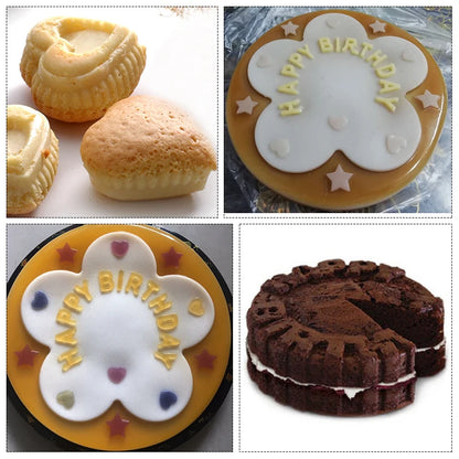 3D Housewares Silicone Molds Crafts Form For Cake Baking