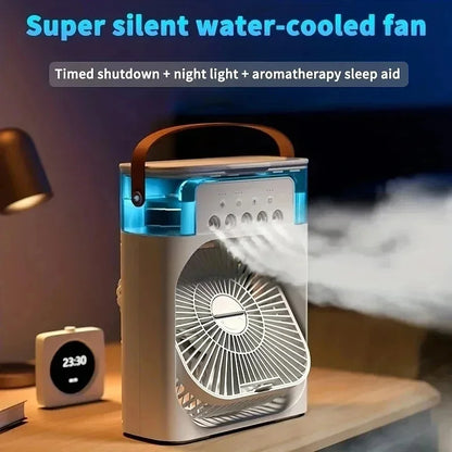 Portable Air Cooler Fan: 3-in-1 Function & Low Noise