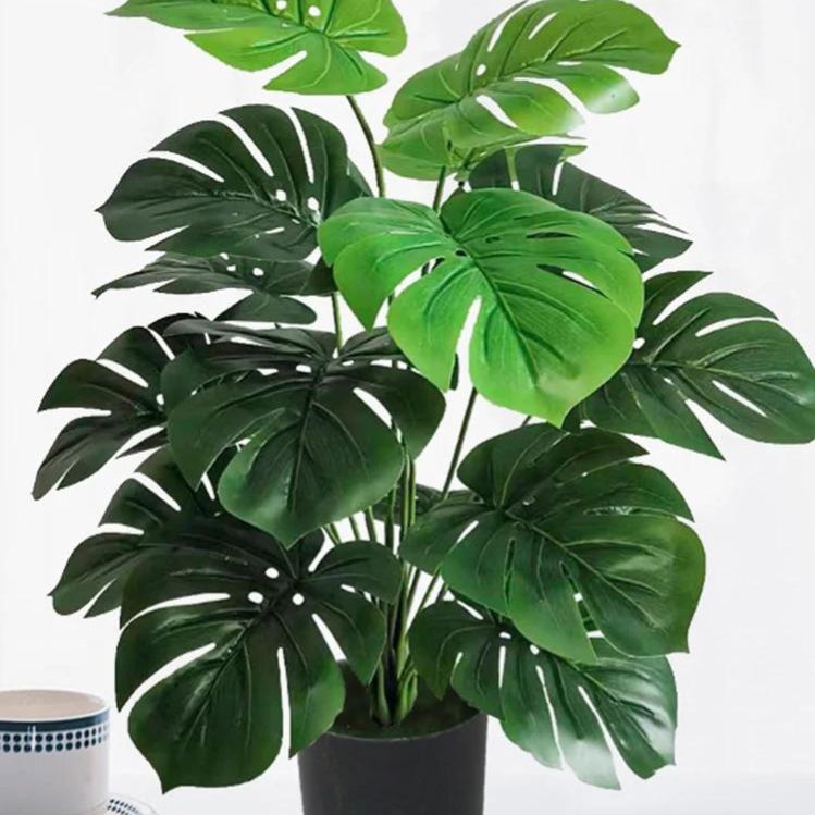 Künstliche Monstera-Blätter