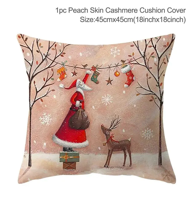 Merry Christmas Cushion Cover for a Festive Home