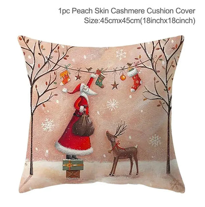 Merry Christmas Cushion Cover for a Festive Home