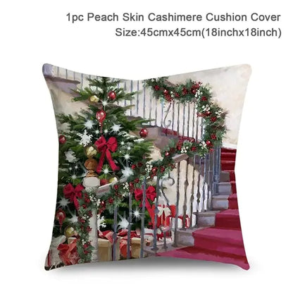 Merry Christmas Cushion Cover for a Festive Home