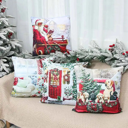 Merry Christmas Cushion Cover for a Festive Home