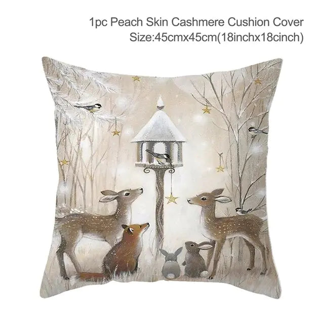 Merry Christmas Cushion Cover for a Festive Home