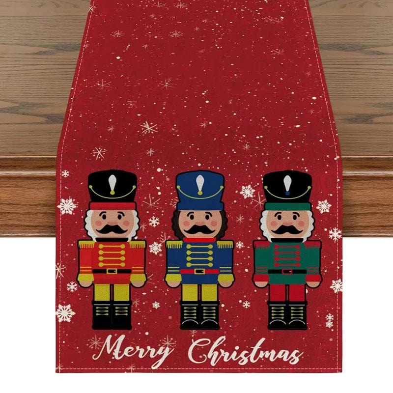 Magic shop 11 / 183x33cm Linen Christmas Table Runner – Navidad Noel Holiday Décor 2025