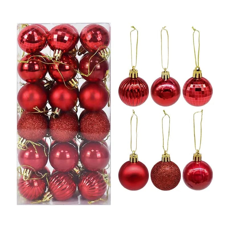 Magic shop 24/36 pcs Christmas Tree Ornaments