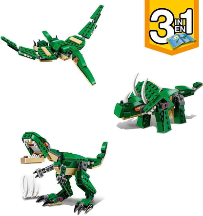 Magic shop 3 in 1 Dinosaur Set LEGO Creator 3-in-1 Dinosaur Set – Buildable T. Rex, Triceratops, or Pterodactyl