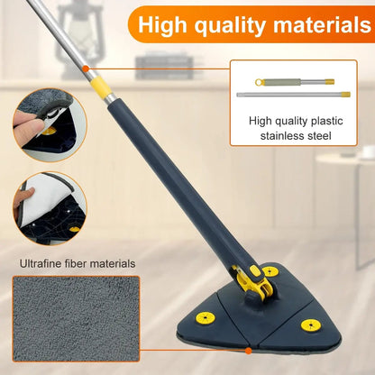 Magic shop 360° Rotatable Telescopic Triangle Mop