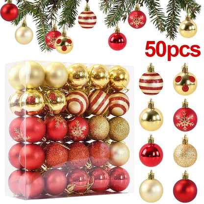 Magic shop 50pcs/ 4cm 50Pcs Christmas Tree Balls