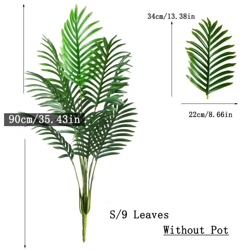 Magic shop 90cm 9 Leaves Artificial Palm Tree (90 - 120 cm)