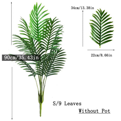 Magic shop 90cm 9 Leaves Artificial Palm Tree (90 - 120 cm)