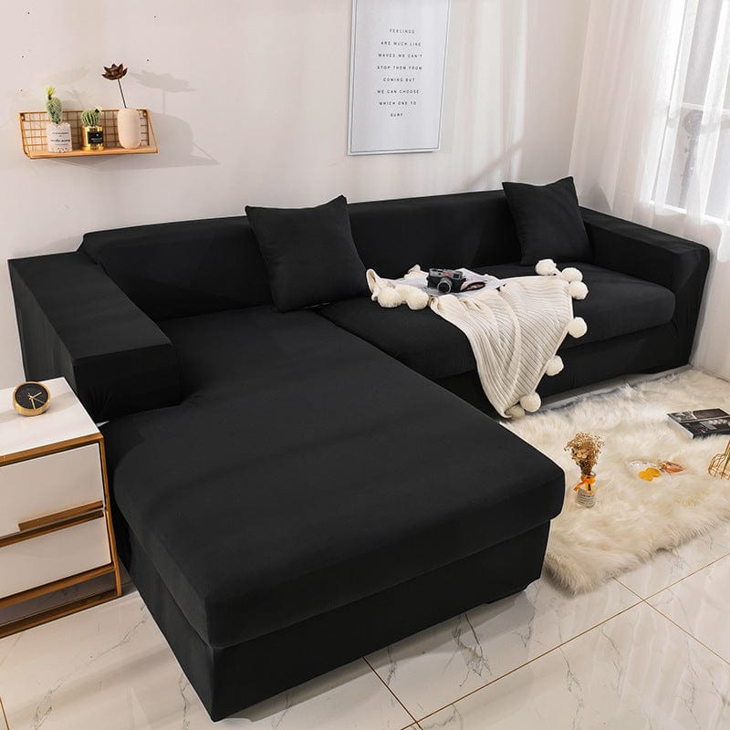 Magic shop articoli arredo Black / 1 Seater 90to140cm Universal Sofa Cover 1/2/3/4 Seater