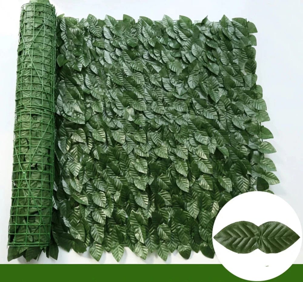 Magic shop articoli giardino Dark Green Dill / 50X100cm Artificial Ivy Hedge Green Leaf Fence