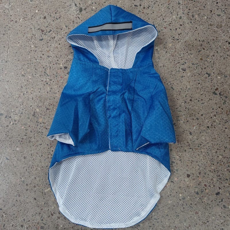 Magic shop articoli per animali Blue Velcro / L Dog Raincoat Reflective Waterproof Snowproof