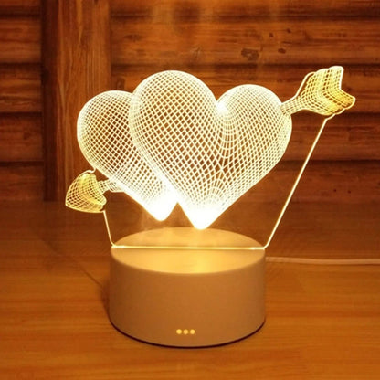 Magic shop Design A / 100 X 40MM USB Acrylic 3D Night Light Lamp