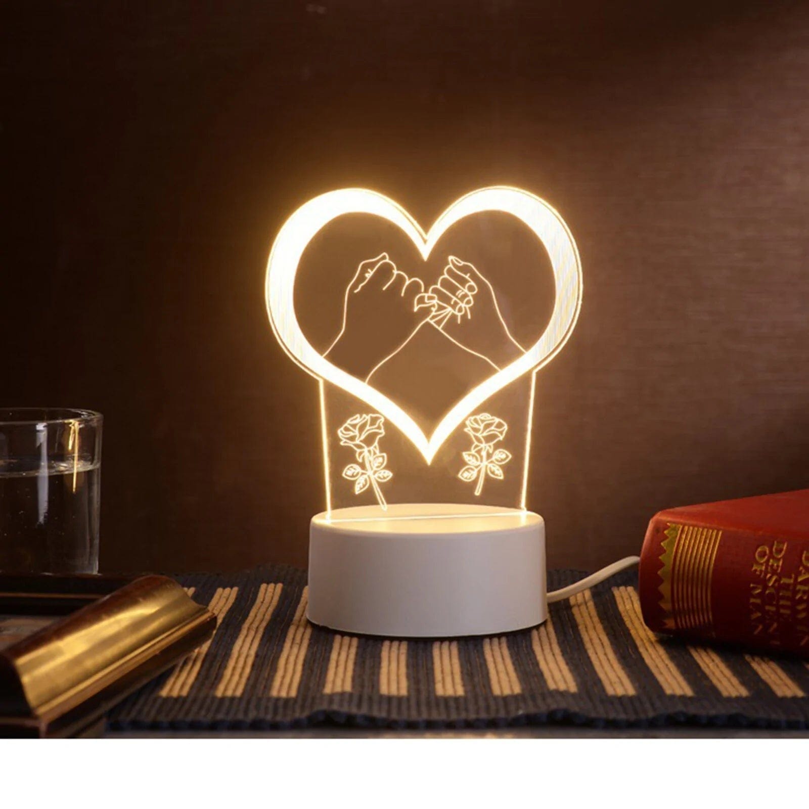 Magic shop Design B / 100 X 40MM USB Acrylic 3D Night Light Lamp