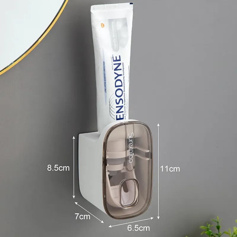 Magic shop Gray Automatic Toothpaste Dispenser