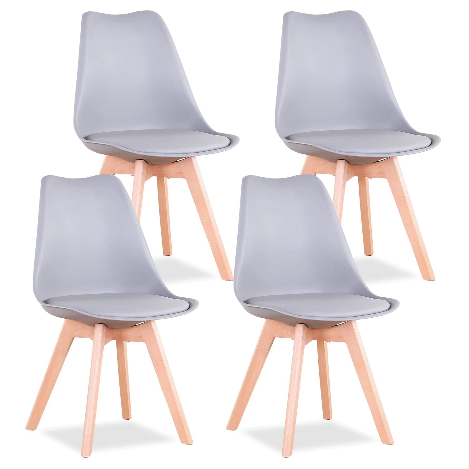 Magic shop Grey Set of 4 Modern Chairs