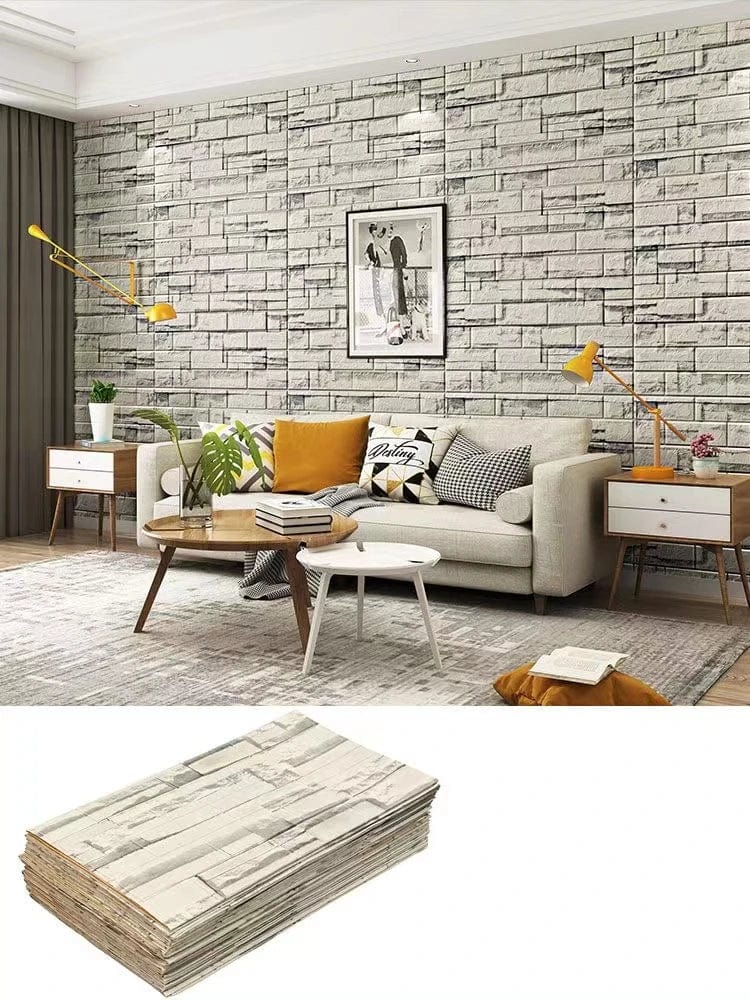 Magic shop Ink brick / 70CMX1M 3D Wallpaper Decoration