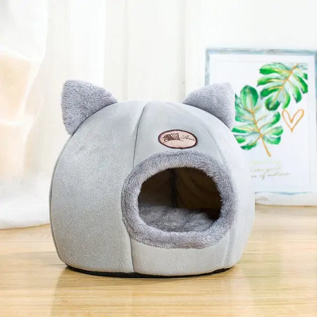 Magic shop Light Grey / L 36x36x38cm(6kg) Pet Nest with Inside Cushion