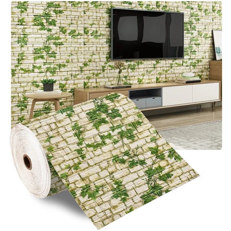 Magic shop Rattan leaf / 70CMX1M 3D Wallpaper Decoration