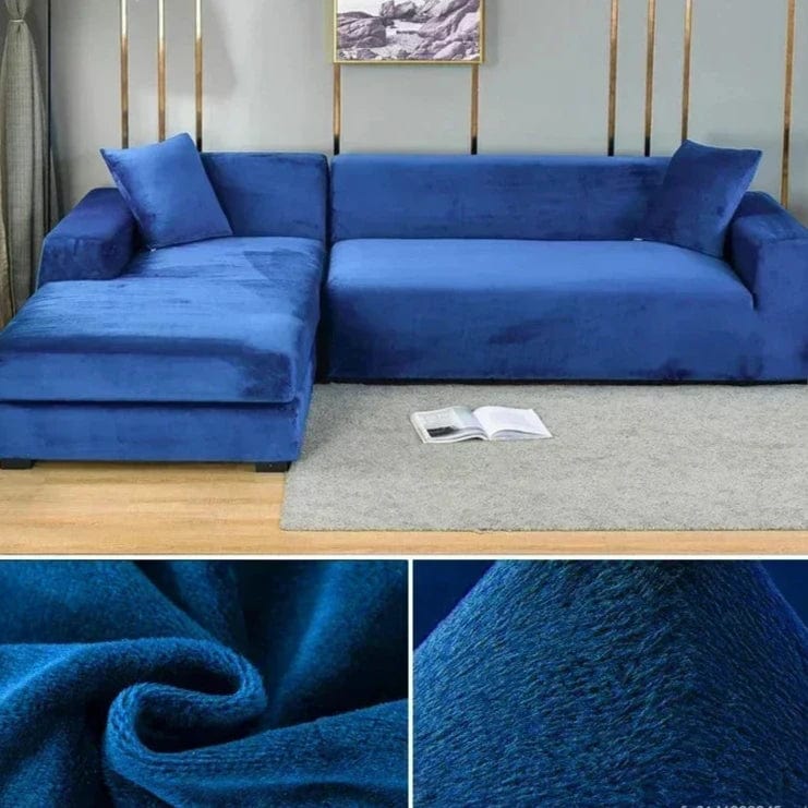 Magic shop Royal Blue / 1 SEAT (90-140CM) Universal Velvet Sofa Cover